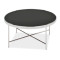 Coffee table Gina B 82x82x40 black/chrome DIOMMI GINABCCH 80-284