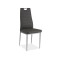 CHAIR H260 CHROME / GRAY ECO LEATHER DIOMMI H260SZCH