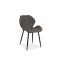 Upholstered chair HARIS gray damask and black 51x39x81 DIOMMI HALSCSZ