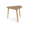 Decorative table KARL MDF top and veneer in oak color and wooden frame 90x80cm DIOMMI KARLD90