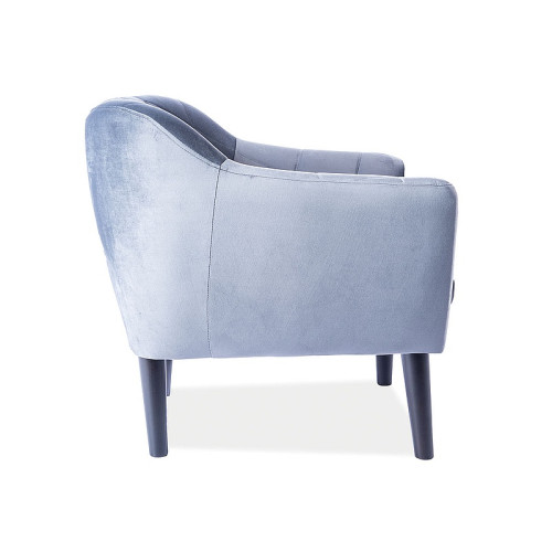 Armchair Karo 1 75х78х76 Gray Color DIOMMI KARO1V14W