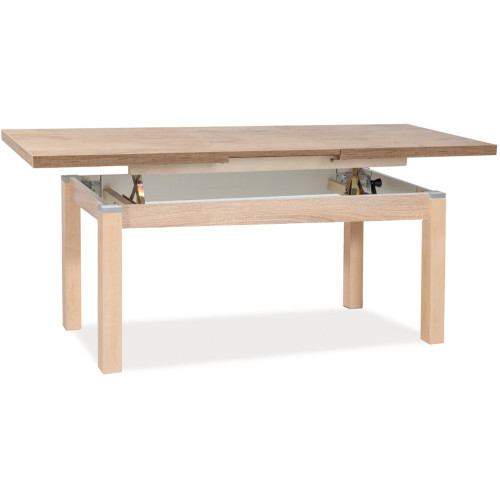 Coffee table Kleopatra 124x64x59 oak/sonoma DIOMMI KLEODAB 80-293