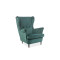 Armchair LORD green velvet and wenge 72x85x101 DIOMMI LORDZV