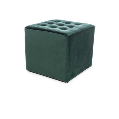 Puff stool Lori 39x39x34 Green Color DIOMMI LORIZV