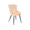 Upholstered chair Lotus 52x45x91 beige/black DIOMMI LOTUSVCBE
