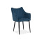 Upholstered chair Monte 59x46x87 black metal frame/navy blue fjord 86 DIOMMI MONTESCGR
