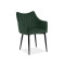 Upholstered chair MONTE green ripstop and black 59x46x87 DIOMMI MONTESCZ