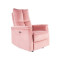 Relaxing armchair NEPTUNE antique pink velvet 76x96-160x96 DIOMMI NEPTUNVRA