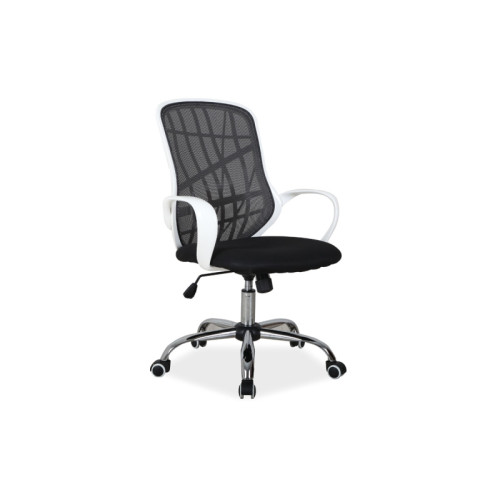 Office chair DEXTER membrane fabric black/white 95x48-58x51x45 DIOMMI 80-773