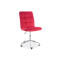 Office chair Q-020 burgundy velvet and chrome 51x40x87 DIOMMI OBRQ020VBO
