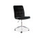 Office chair Q-020 black velvet and chrome 51x40x87 DIOMMI OBRQ020VC