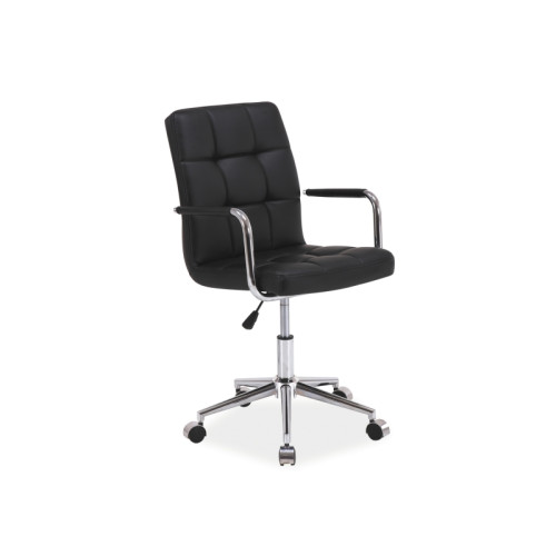 Office chair Q-022 eco leather black DIOMMI OBRQ022C