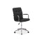 Office chair Q-022 black and chrome 51x40x87 DIOMMI OBRQ022C