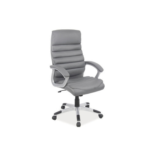 Office chair Q-087 gray eco leather 66x50x115 DIOMMI OBRQ087SZ