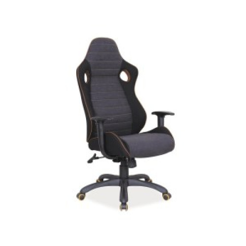 Office chair Q-229 gray and black 64x50x120 DIOMMI OBRQ229SZCHR