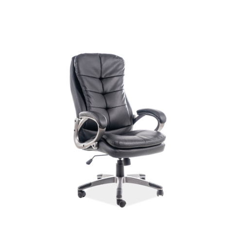 Office chair Q-270 black eco leather 66x50x114 DIOMMI OBRQ270C