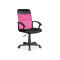 Swivel chair Q-702 in pink and black DIOMMI OBRQ702RC