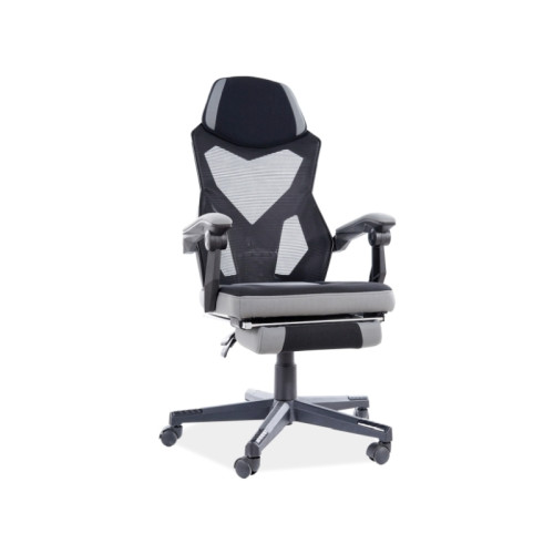 Office chair Q-939 black and gray 56x48x108 DIOMMI OBRQ939SZ