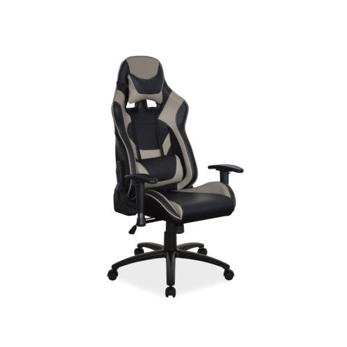 Office chair SUPRA eco-leather black/grey DIOMMI OBRSUPRACSZ