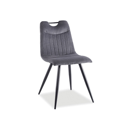 Upholstered chair ORFES gray ripstop 45x40x86 DIOMMI ORFESCSZ