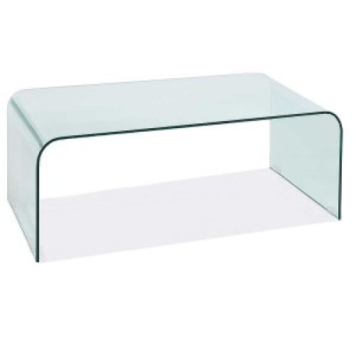 Coffee table PRIAM A transparent tempered glass 120x60x42cm DIOMMI PRIAMA