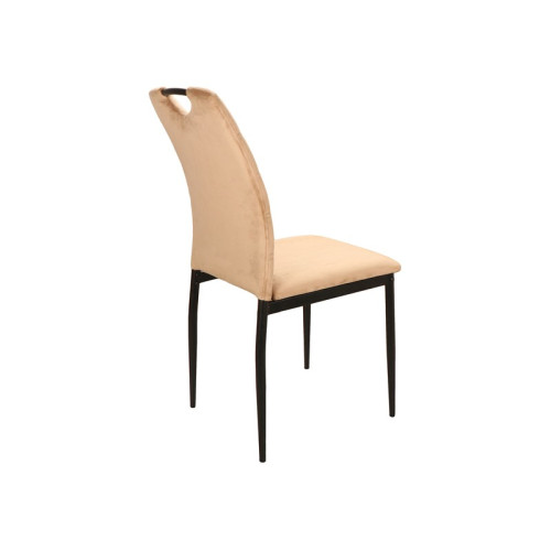 RIP VELVET CHAIR BLACK FRAME / BEIGE BLUVEL 28 DIOMMI RIPVCBE