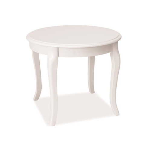 Living room table ROYAL D with MDF top 60x60x50 white DIOMMI ROYALDB 