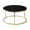 SABINE BENCH BLACK MARBLE EFFECT/GOLD FI 80 DIOMMI SABINECZMAZL