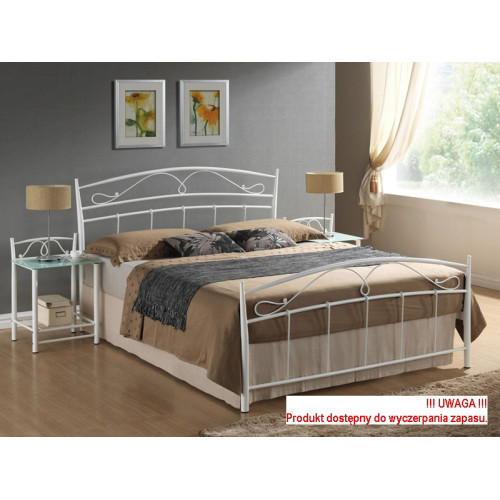 SIENA BED 120X200 WHITE COLOR DIOMMI SIENAL120B