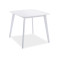 Kitchen table SIGMA made of MDF in white color 80x80x75cm white DIOMMI SIGMAB80