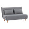 SOFA SPIKE II VELVET SZARY TAP. 139 / BUK