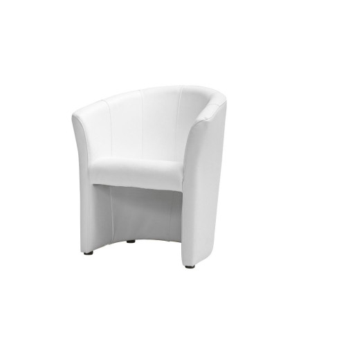 Armchair eco leather white TM1BP 67x60x76 DIOMMI 80-185
