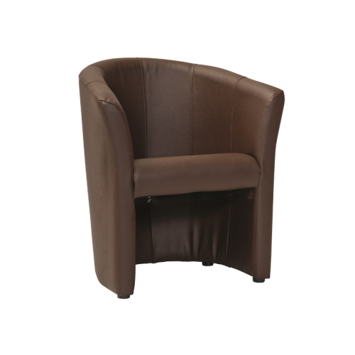 Armchair eco leather dark brown TM1CBPP 67x60x76 DIOMMI 80-166