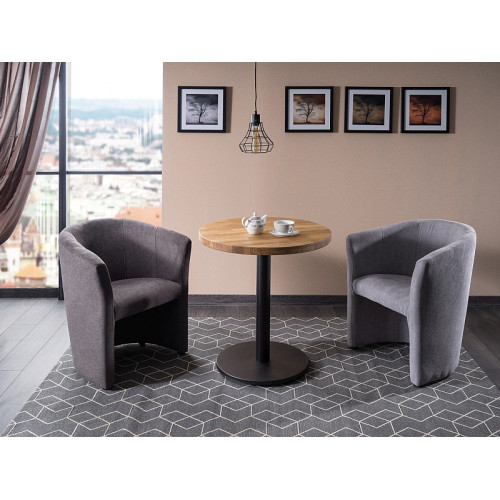 Armchair velvet gray TM1V14 60x67x76 DIOMMI 80-181