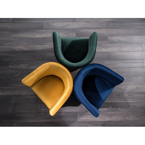 Armchair velvet curry TM1V68 60x67x76 DIOMMI 80-180