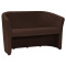 Sofa TM-2 126x60x76cm color dark brown EK-18 /wenge DIOMMI TM2CBBP