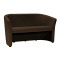 Sofa TM-3 160x60x76 color dark brown EK-18 / wenge DIOMMI TM3CBBP