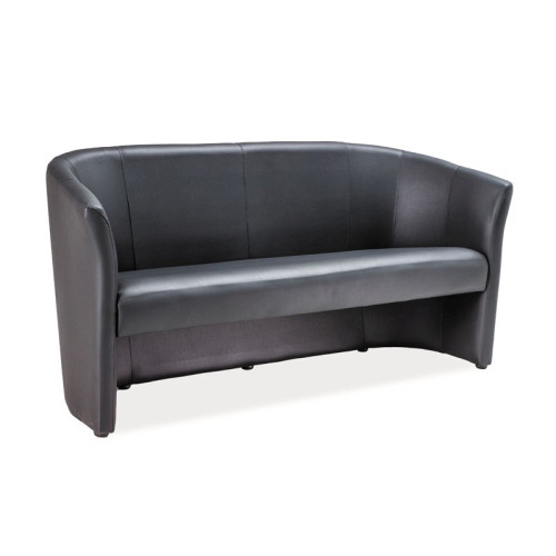 Sofa TM-3 160x60x76cm color Black EK-14/Wenge DIOMMI TM3CZAP