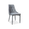 Upholstered dining chair Trix 48 x 47 x 89 Gray DIOMMI TRIXVSZ