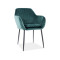 Dining chair VENUS green 57x40x82 DIOMMI WENUSVCZ
